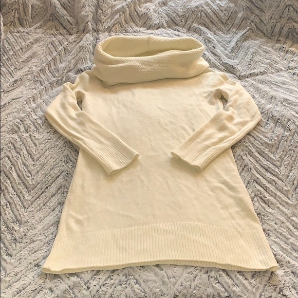 Cream Cowl Neck Sweater - Picture 2 of 5